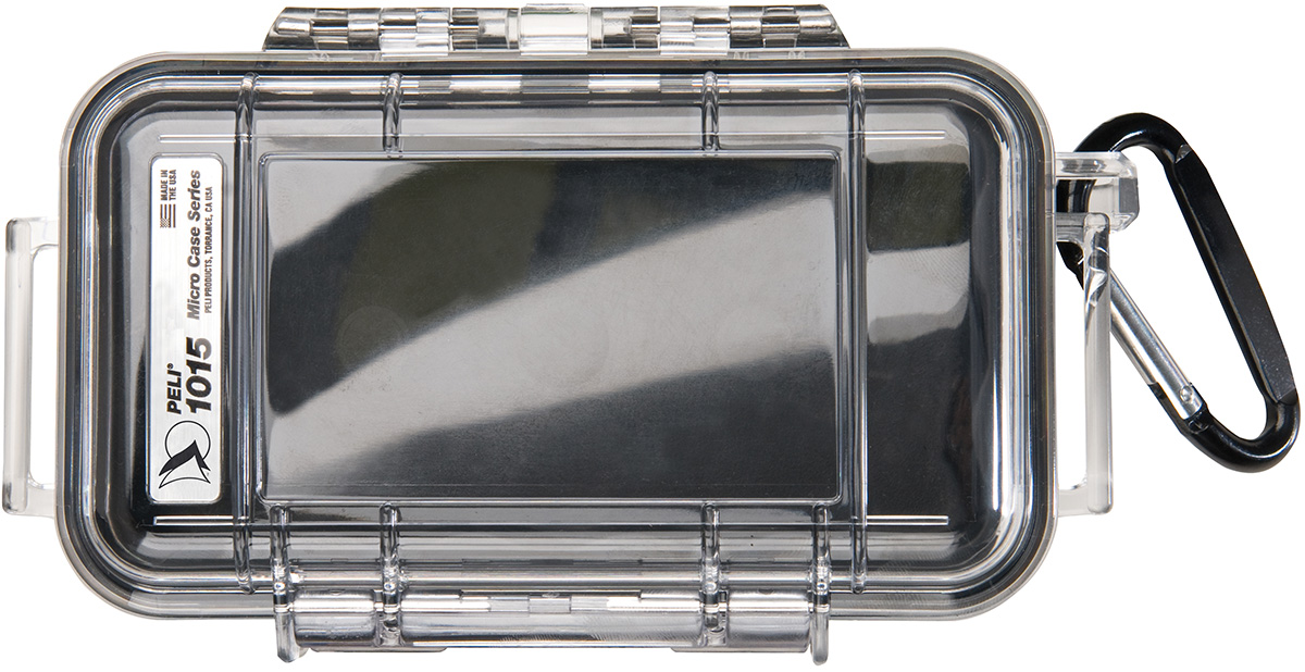 Micro case 1015 černý s průhledným víkem prázdný