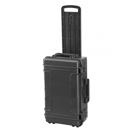 Odolný vodotěsný kufr TS 540/245 RST, s pěnou, trolley, černý