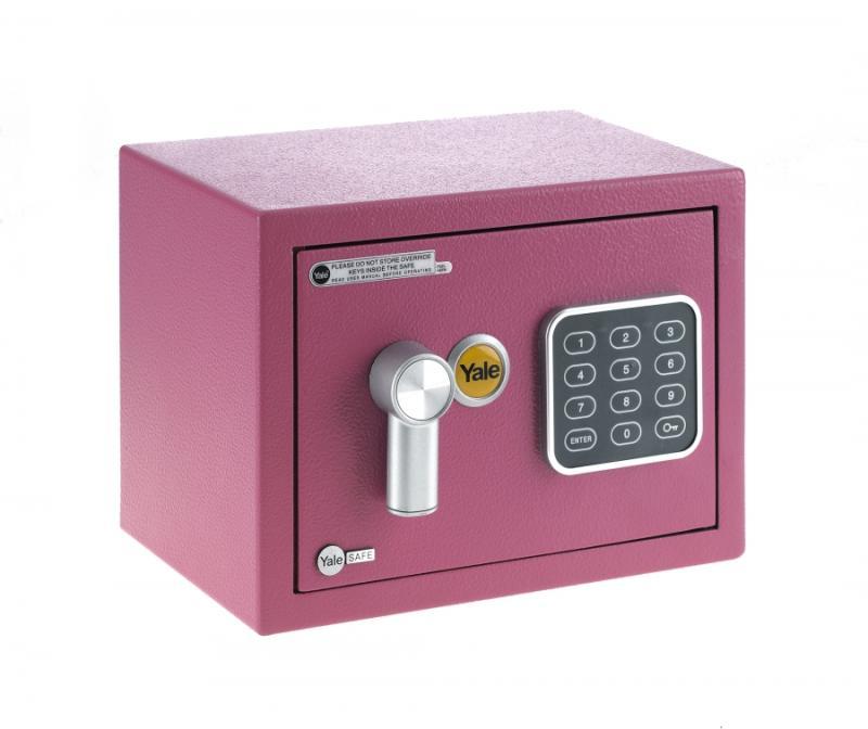 Domácí/hotelový sejf Yale Value Safe Mini Pink