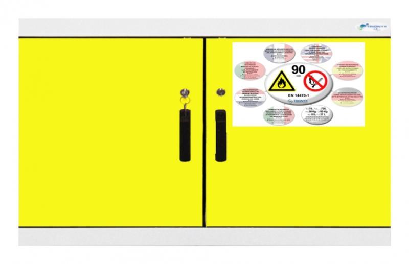 Bezpečnostní ohnivzdorná skříň na hořlavé produkty 792EJ, 105min
