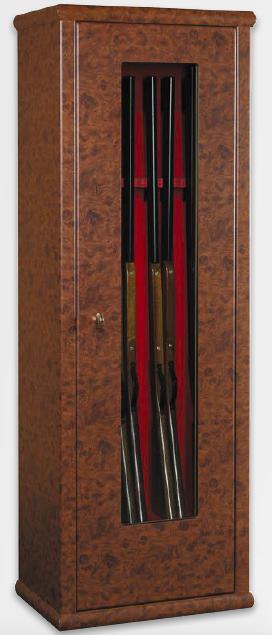Luxusní skříň na osm zbraní Gabbiano, black/white